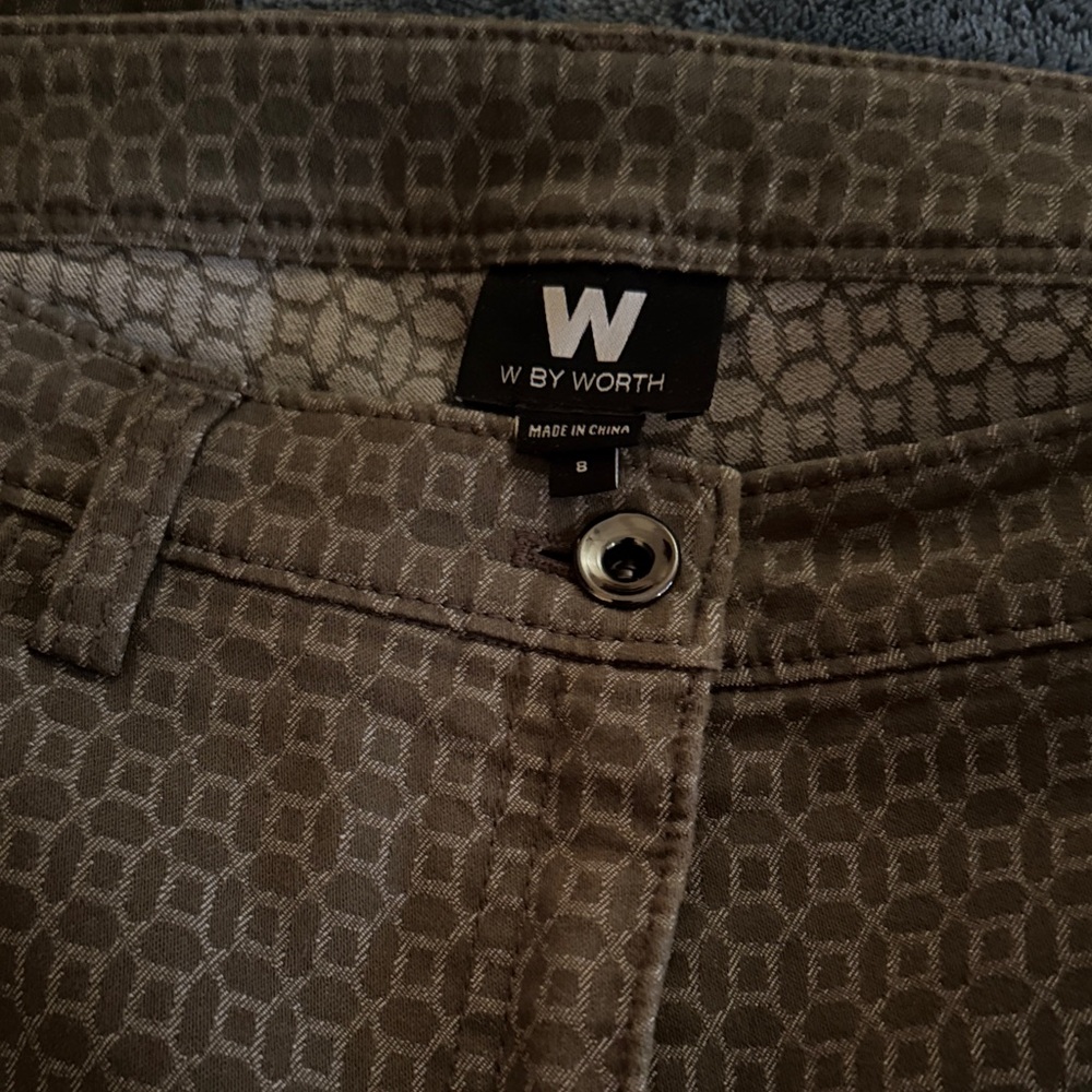 Worth Grey Patterned pants - Picture 2 of 7